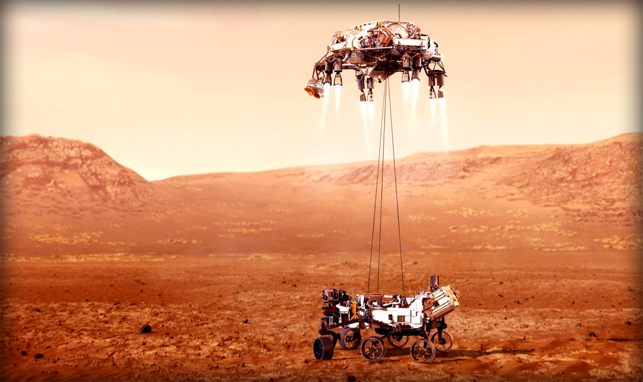 Езеро на надеждата: хеликоптер носител кацна на Марс