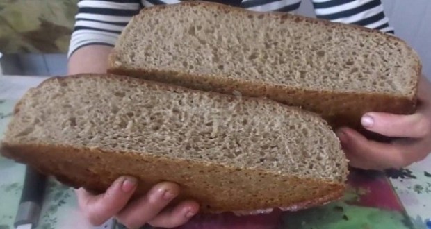 Домашен черен хляб без мая и с кисело мляко- ще бъде готов точно за час